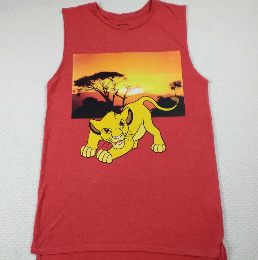3D LION KING TANK TOP GIRLS JUNIORS 11/13